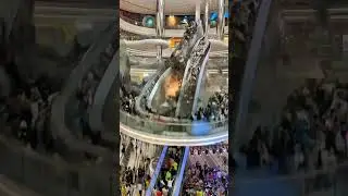 Escalator Gets Peeled Apart in Mall