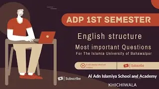 Adp English 1st Semester  | Final term guess paper 2023