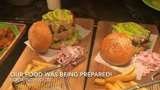 Bite restaurant Dinner burger and NASI GORENG @ Radisson Hotel Batam Indonesia