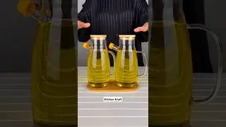 Femora Borosilicate Glass Oil Dispenser and Stoppers Bottle with Handle #glassbottle #bottles