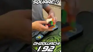 Fastest unofficial r&eacute;cords #cube #cubing #speedcubing #3x3 #2x2 #megaminx