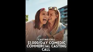 😂 Casting Call Got Great Timing & Big Personality This Comedic Commercial Wants YOU! 🎬💥