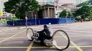 Ride a motorcycle with a 300-horsepower Rolls-Royce aircraft engine