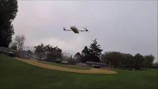 Bicopter Test Bed Flight