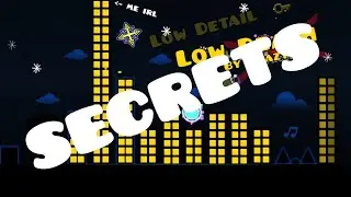 ALL secrets in Low Death (UPDATED) (Geometry Dash)