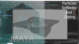 Maya Particles Soft Body and Spring