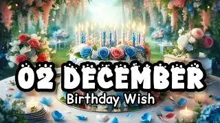 Поздравления с днем ​​рождения 2 декабря 🎉💖🌲 | Песня о дне рождения #празднованиеднярождения #ста...