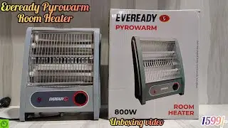 Eveready Pyrowarm 800 Watt Electric Room Heater| Unboxing| Review| How to use| Full Demo