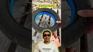 Genius Bike Tire Hack You Didn&rsquo;t Know! 🚲🔥 #diy