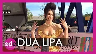 BRITS 2021: Dua Lipa Arrives on The Brits Red Carpet!