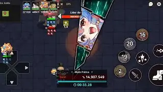 Guardian Tales - Basic Ranged vs Viper Clan Leader Lv95 (Guild Raid)
