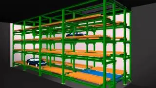 Automatic Parking System/ Car Stacker:  Plane-Shifting Type（Underground）