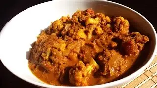 Cauliflower in Roasted Coconut Gravy| Vegan Curry Recipe