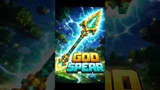 here how I make God spear#shorts#shorts video #minecraft#godspear