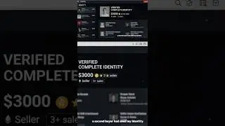 Her identity was up for sale on darkweb #scary #horror #shorts