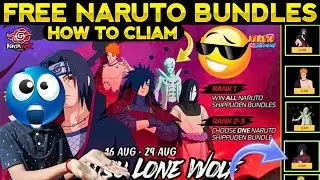 Ninjutsu Lone Wolf Free Fire | How To Get All Naruto Shippuden Bundles | Win Limited Bundles Event |