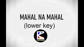 Mahal na mahal - Sam Conception (Karaoke - lower key)