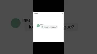 lo marah? #shorts #mbti #infj #entj