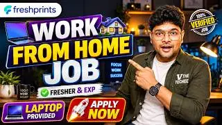 ఇంటి నుండే పని  | Latest Work fromhome jobs from Freshprints | Free working Kit | V the Techee