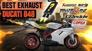 Ducati 848 Exhaust Sound 🔥 Termignoni,Toce,Akrapovic,Leovince,Review,Flames,Mods,Upgrade,Arrow,GPR+
