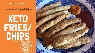 KETO LOW CARB FRIES/CHIPS USING GROUND ALMONDS RECIPE FROM HEAVENLY FAN 💖