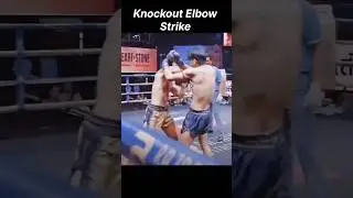 Dangerous Elbow Knockout. #mauythai #kungfu #selfdifence #elbowstrikes #elbowknockout #elbow #mma