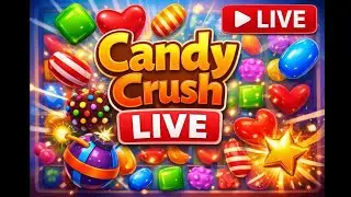 English Candy Crush Saga : 👍 Good stream | Playing Solo | Streaming with Turnip