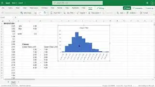 Histograms in Excel without Data Analysis Toolpak