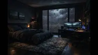 1 Hour Relaxing Piano Music & Rain Sounds for Deep Sleep | Stress Relief, Anxiety Healing.
