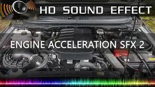 ENGINE ACCELERATION MEDIUM REVS SFX | HD Sound Effects