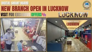 Varanasi Digital Board Lucknow New Branch Opening | Smart Board | Interactive Flat Panel Setup
