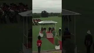 Trumps and UK King and Queen watch military parade and flypast at Windsor Castle
