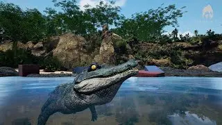 SEASIDE GATOR CHALLENGE! -The Isle Update 5 Gameplay-
