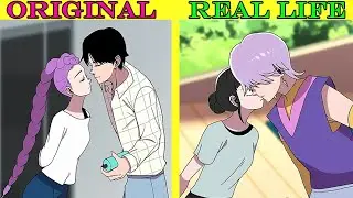 Baby JINU and the Perfume Battle🔥 KPop Demon Hunters Animation | Original vs Plush Toys