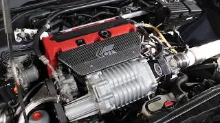 300 WHP Supercharged Acura TSX Engine Overview