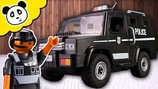 Playmobil Polizei - Verfolgungsjagd mit dem neuen Polizei Auto! - Spielzeug auspacken & spielen