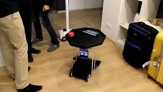Robot waiter for cafes, restaurants, hotels. Endurance robowaiter- New Technology!