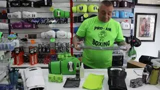 Hybrid Velcro Gloves and Care Package Kit | Pro-Am Boxing