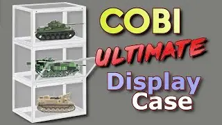 COBI Display Case | Alternative zur Vitrine und Acryl Haube | Klemmbausteine | Noppenecke