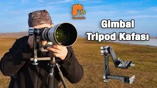 Kentfaith Gimbal Tripod Kafası B&uuml;y&uuml;k Tele Objektifler İ&ccedil;in En İyisi | K&F Consept 360 CNC