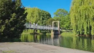 Wardown Public Park Image Slideshow with rides in Fun Fair rides & Public at Luton United Kingdom