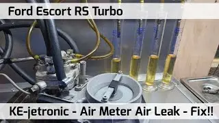 Ford Escort RS Turbo - KE-jetronic Air Meter Air Leak Fix!!