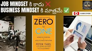 Zero to One Book Summary in Telugu 🔥 Startups & Business Secrets