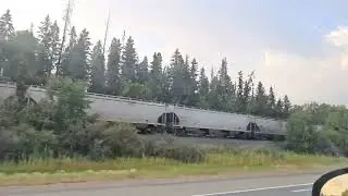 OH MY GOD, TRAIN SO LONG IT CARRIES OVER 200 OIL TANKS