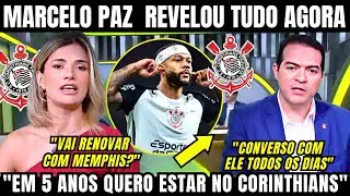 MARCELO PAZ ABRIU O JOGO E FEZ REVELAÇÕES EXCLUSIVAS SOBRE O CORINTHIANS EM ENTREVISTA AGORA AO VIVO