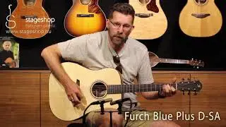 Furch Blue Plus D-SA Sitka spruce Zebrawood guitar demo in Stageshop