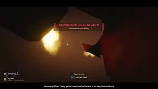HELLDIVERS 2 The Extraction Shuttle Flies Past The Super Destroyers When It Leaves