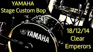 YAMAHA Stage Custom Birch Bebop Kit | Clear Emperors + 2.3mm Hoops | Sound Test/Demo | 18/12/14