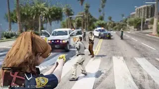 LSPDFR Gta 5 Playing As A North Miami Beach PD Female Officer - Paranormal EXPERIENCE! #gta #lspdfr