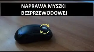 Naprawa kółka myszki bezprzewodowej #myszkabezprxewodowa #naprawamyszki